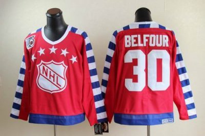 Chicago Blackhawks #30 ED belfour all star 75th Anniversary red 