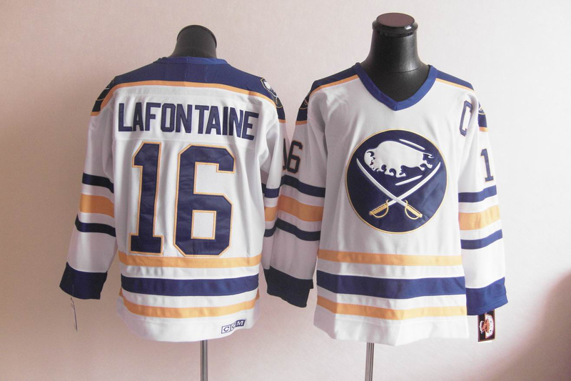 Buffalo Sabres Lafontaine 16 Jersey White