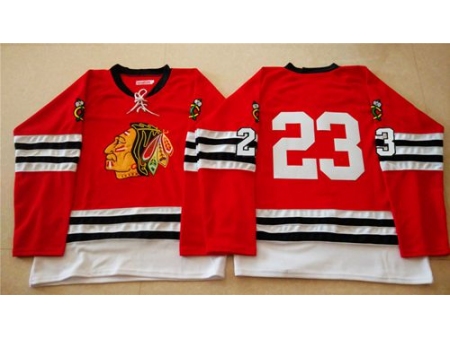 Chicago Blackhawks #23 Kris Versteeg Red Mitchell And Ness 1960-61 Stitched NHL Jersey