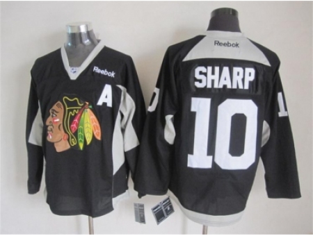 NHL Chicago Blackhawks #10 Patrick Sharp black jerseys