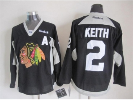 NHL Chicago Blackhawks #2 Duncan Keith black jerseys