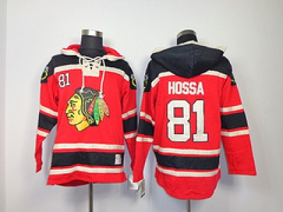 nhl jerseys chicago blackhawks #81 hossa red[pullover hooded sweatshirt]