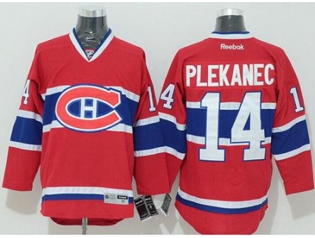 Montreal Canadiens #14 Tomas Plekanec Stitched Red NHL Jersey