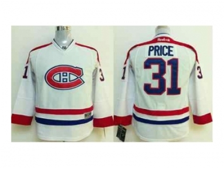 Youth NHL Montreal Canadiens #31 Carey Price white