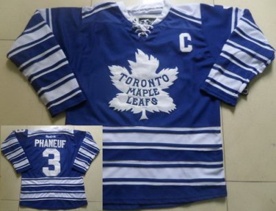 Toronto Maple Leafs 3 Dion Phaneuf Blue NHL Jersey