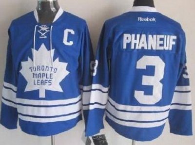 Toronto Maple Leafs 3 Dion Phaneuf Blue NHL Jerseys