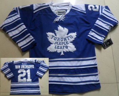 Toronto Maple Leafs 21 van Riemsdyk Blue NHL Jerseys[2014 winter classic]