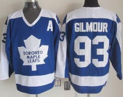 Toronto Maple Leafs #93 Doug Gilmour 1978 CCM Vintage Throwback 