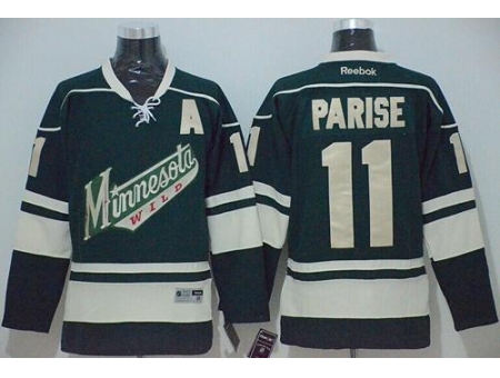 Minnesota Wild #11 Zach Parise Green Stitched NHL Jersey