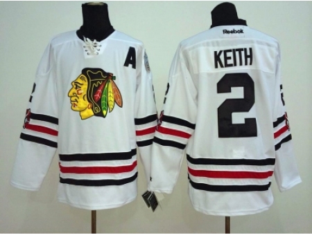 NHL Chicago Blackhawks #2 Duncan Keith 2015 Winter Classic White Jerseys