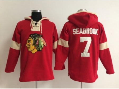 NHL chicago blackhawks #7 seabrook red jerseys[pullover hooded s