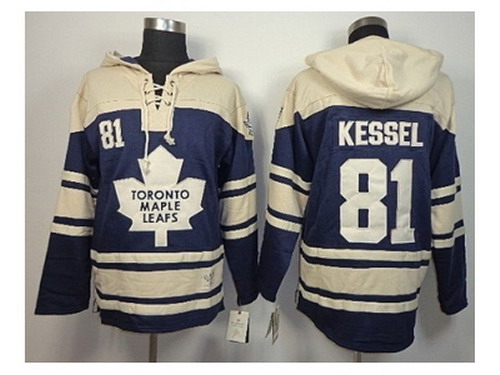 NHL Jerseys Toronto Maple Leafs #81 Kessel blue-cream[pullover hooded sweatshirt]