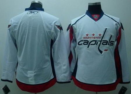 Youth KIDS Washington Capitals blank jerseys white