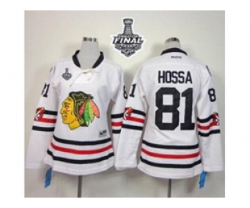 women nhl jerseys chicago blackhawks #81 hossa white[2015 winter