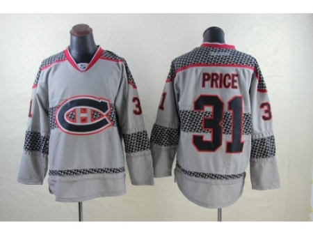 NHL Montreal Canadiens #31 Carey Price Charcoal Cross Check Jerseys