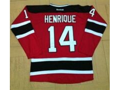 NHL Jerseys Devils #14 HENRIQUE Red-black Jerseys