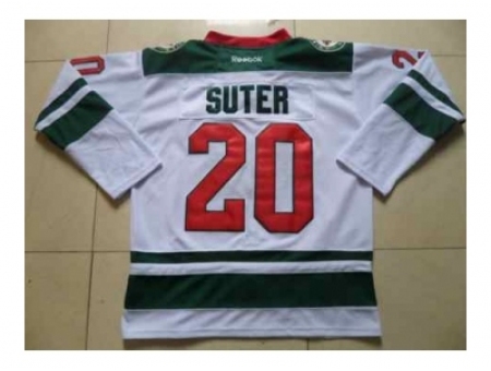 NHL Jerseys Minnesota Wilds #20 Suter white[suter][2014 new stad