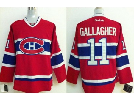 Montreal Canadiens 11 Brendan Gallagher Red NHL Hockey Jerseys