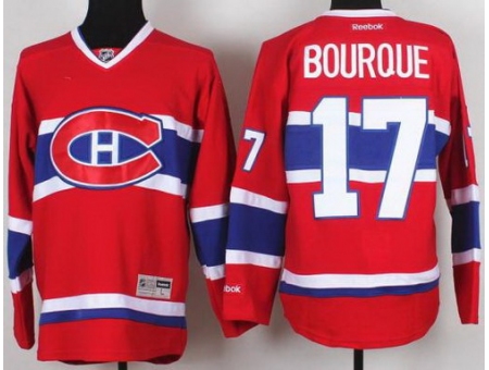 Montreal Canadiens 17 Rene Bourque Red NHL Hockey Jerseys