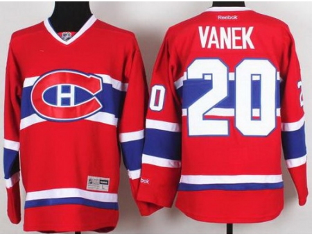 Montreal Canadiens 20 Thomas Vanek Red NHL Hockey Jerseys