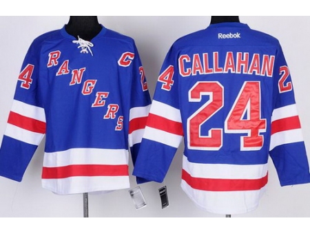 New York Rangers 24 Ryan Callahan Blue NHL Jerseys