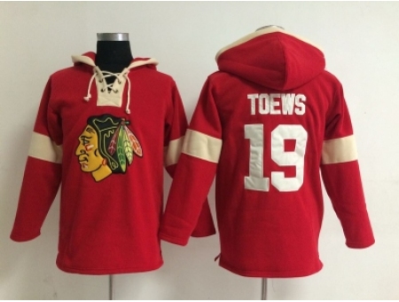 NHL chicago blackhawks #19 toews red jerseys[pullover hooded swe