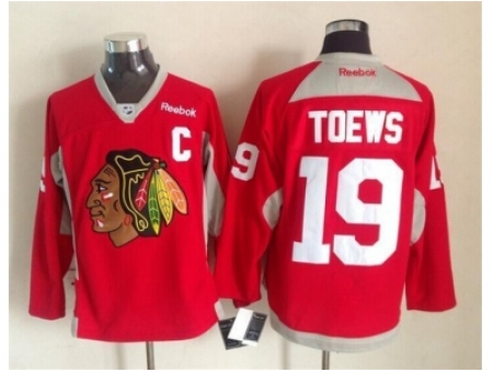 NHL Chicago Blackhawks #19 Jonathan Toews red jerseys New