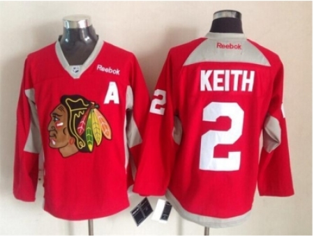 NHL Chicago Blackhawks #2 Duncan Keith red jerseys New