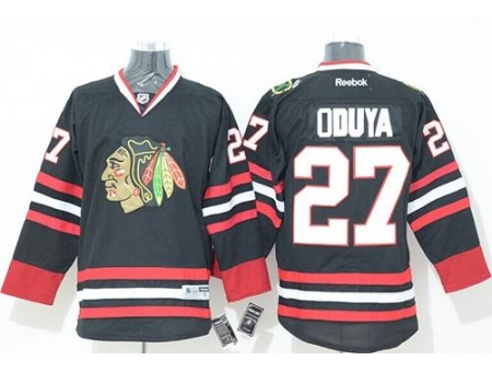 Chicago Blackhawks #27 Johnny Oduya Black Stitched NHL Jersey
