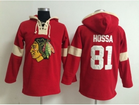 NHL chicago blackhawks #81 hossa red jerseys[pullover hooded swe