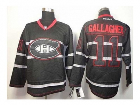 NHL Jerseys Montreal Canadiens #11 Gallagher black ice[gallagher]