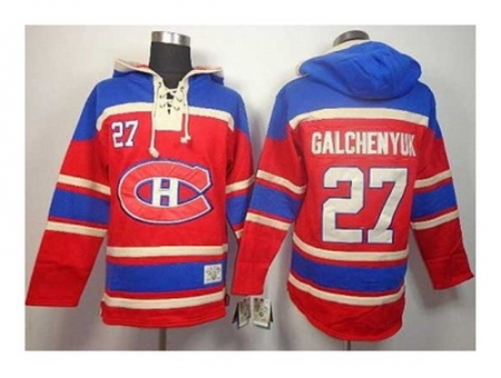 NHL Jerseys Montreal Canadiens #27 Galchenyuk red[pullover hooded sweatshirt]