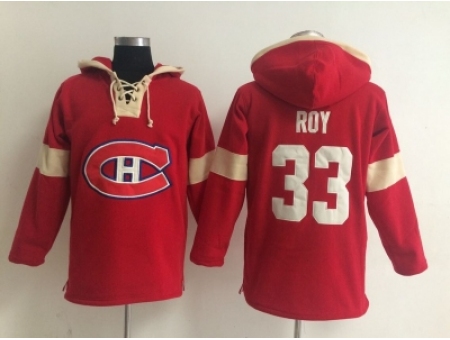 NHL montreal canadiens #33 roy red jersey[pullover hooded sweatshirt]