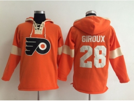 NHL philadelphia flyers #28 giroux orange jerseys[pullover hooded sweatshirt]