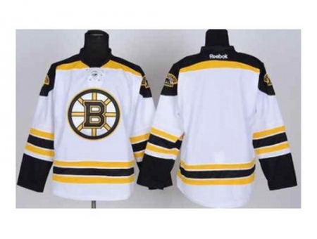NHL Jerseys Boston Bruins Blank White Jerseys