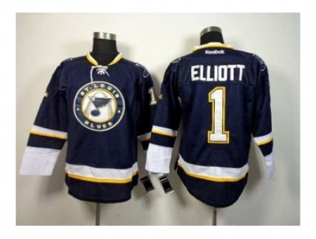 NHL Jerseys St. Louis Blues #1 Elliott dk.blue[elliott]