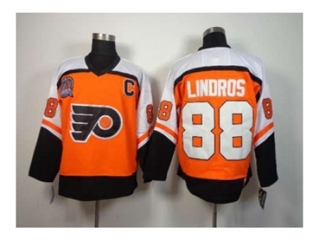 NHL Jerseys Philadelphia Flyers #88 Lindros orange[patch C][m&n]