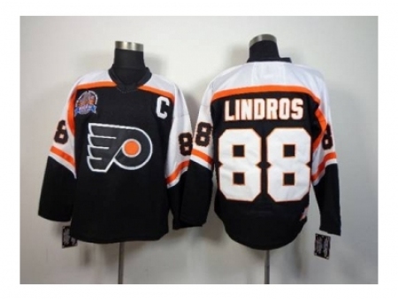 NHL Jerseys Philadelphia Flyers #88 Lindros black[patch C][m&n]