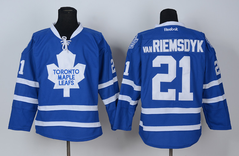 NHL Jersey Toronto Maple Leafs 21 van Riemsdyk Blue