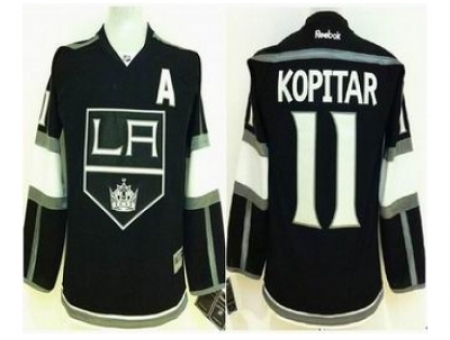 Youth nhl jerseys los angeles kings #11 kopitar black[patch A]