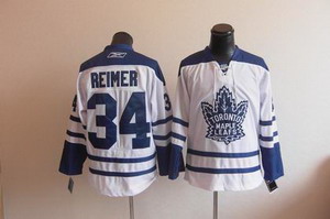 Toronto Maple Leafs 34 REIMER white JERSEY