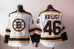 Boston Bruins 46 krejci white jersey