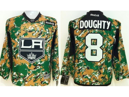 Kids Los Angeles Kings 8 Drew Doughty Camo NHL Jerseys