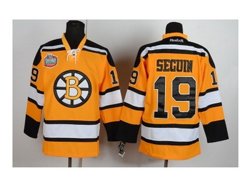 nhl jerseys Boston Bruins #19 seguin yellow[winter classic]