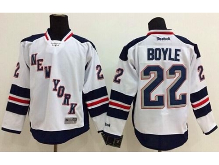 New York Rangers #22 Dan Boyle White 2014 Stadium Series Stitched NHL Jersey