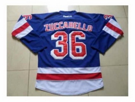 youth NHL Jerseys New York Rangers #36 Zuccarello blue