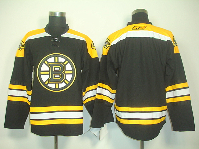 Boston Bruins Blank Black Hockey Jerseys