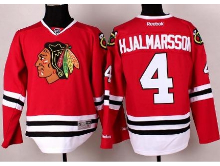 Chicago Blackhawks 4 Nikals Hjalmarsson Red Hockey NHL Jerseys