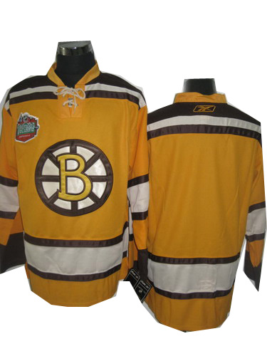 Boston Bruins blank Yellow ice jersey