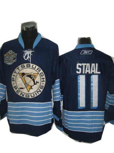 Pittsburgh Penguins Winter Classic 11# Jordan Staal Blue Jersey